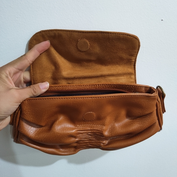 Matt & Nat Cognac Vegan Leather Clutch - Picture 3 of 6